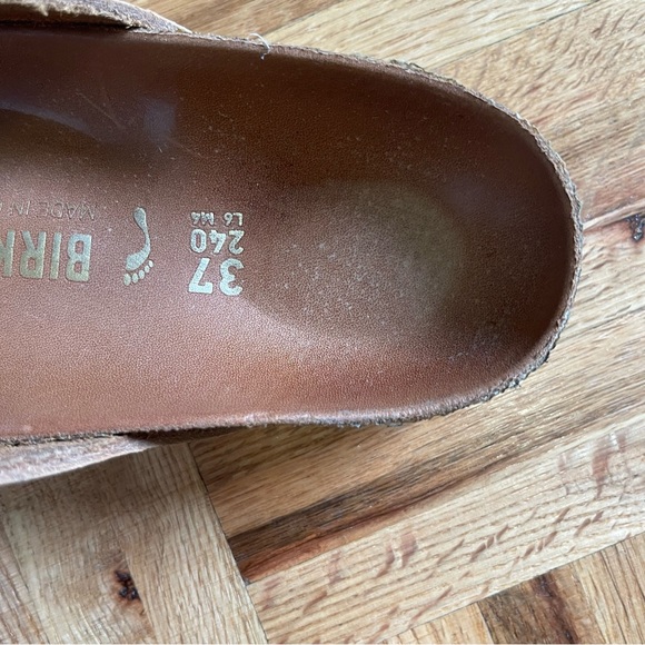 Birkenstock Franca Oiled Leather Tobacco Brown Size 37 - Picture 8 of 12